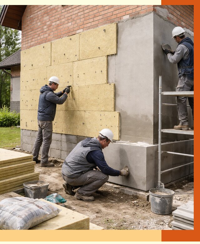 Утепление частного дома в Вольске под ключ от 7595 руб/м2 — недорого | ТепломастерВль