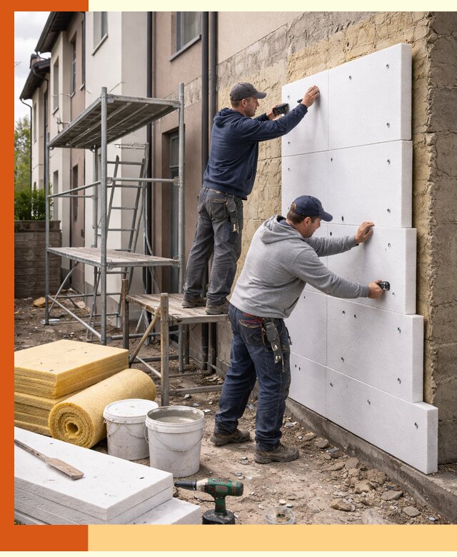 Утепление таунхауса с гарантией комфорта в Вольске