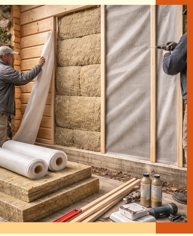 Утепление дома из минибруса в Вольске от 4557 руб/м2 — заказать профессионально | ТепломастерВль