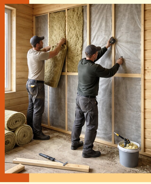 Утепление дома из минибруса в Вольске: комплексные теплоизоляционные работы