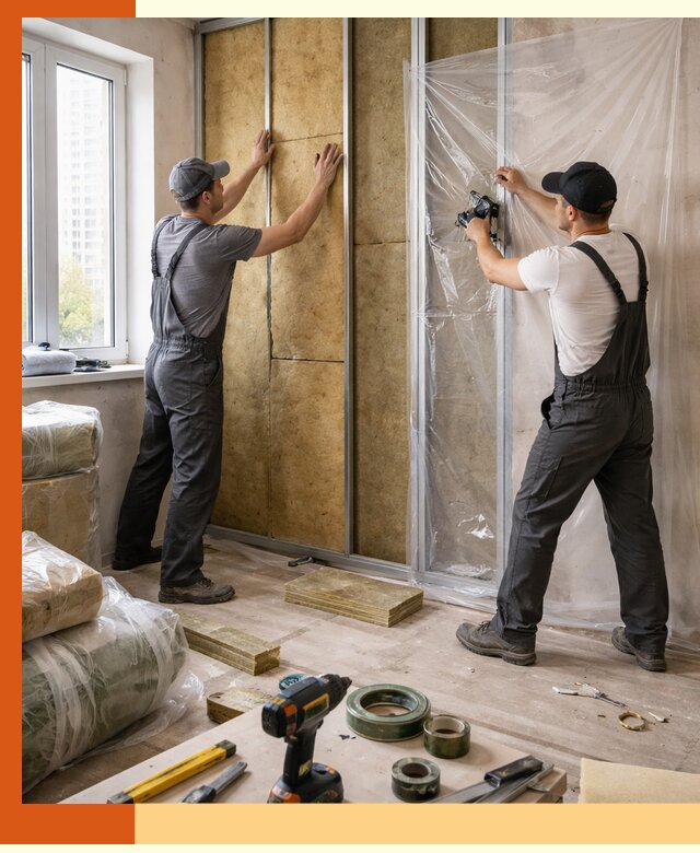 Утепление квартиры изнутри профессионально в Вольске