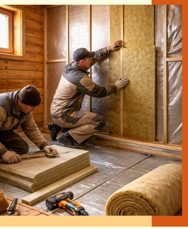 Утепление бани изнутри в Вольске под ключ от 4253 руб./м² | ТепломастерВль