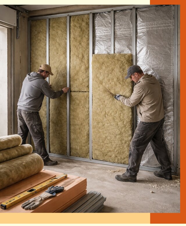 Утепление гаража изнутри в Вольске от 7595 руб/м2 — работы и цена | ТепломастерВль