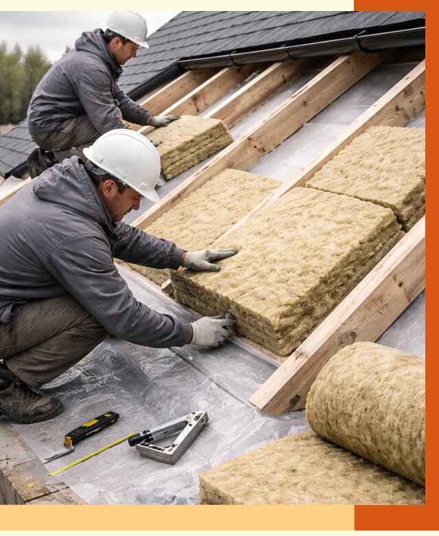 Утепление крыши в Вольске от 1873 руб./м2 — комплексное утепление кровли | ТепломастерВль