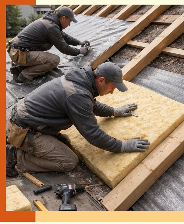 Профессиональное утепление крыши в Вольске качественно и надежно