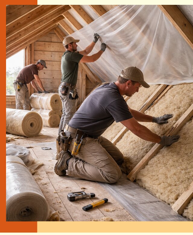 Утепление крыши изнутри в Вольске: профессионально и надежно