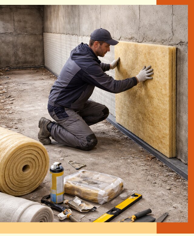 Утепление фундамента изнутри в Вольске от 4253 руб./м2 — работы под ключ | ТепломастерВль