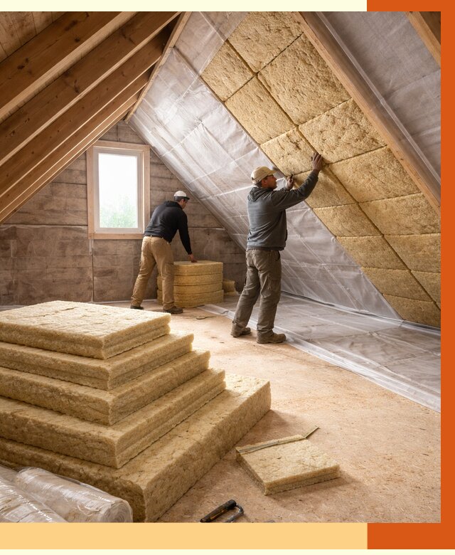 Утепление мансарды в Вольске от 2532 руб/м2 — комплексно и под ключ | ТепломастерВль