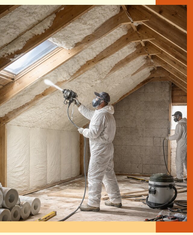 Утепление мансарды ППУ в Вольске от 2785 руб./м² — заказать под ключ | ТепломастерВль