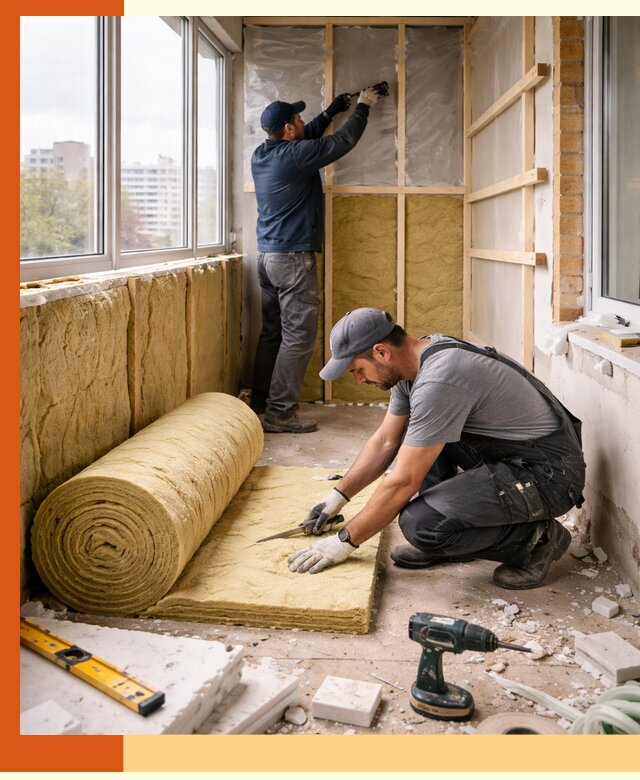 Утепление балкона под ключ в Вольске качественно и быстро