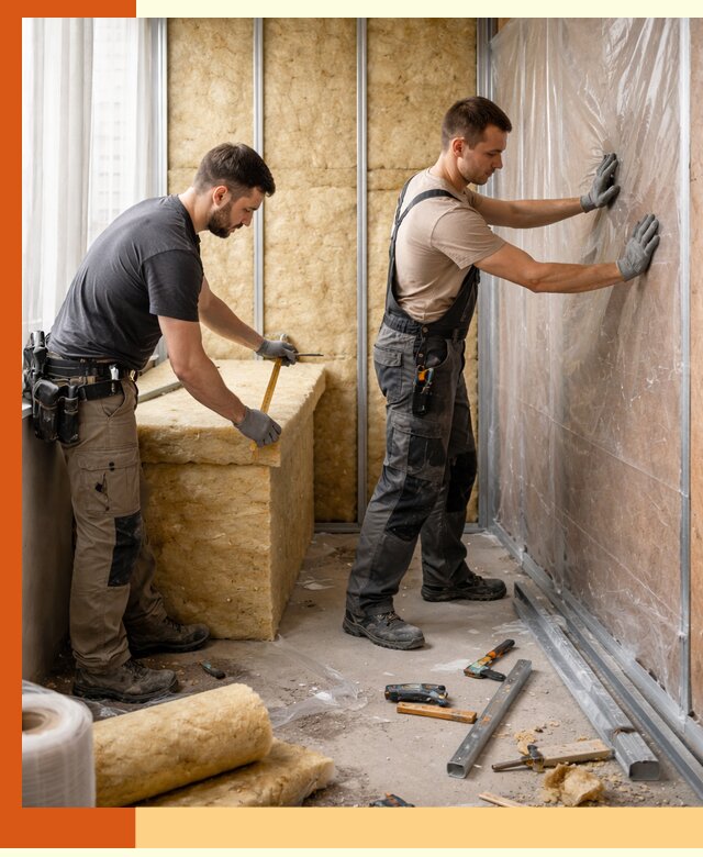 Профессиональное утепление лоджии в Вольске эффективно и надежно