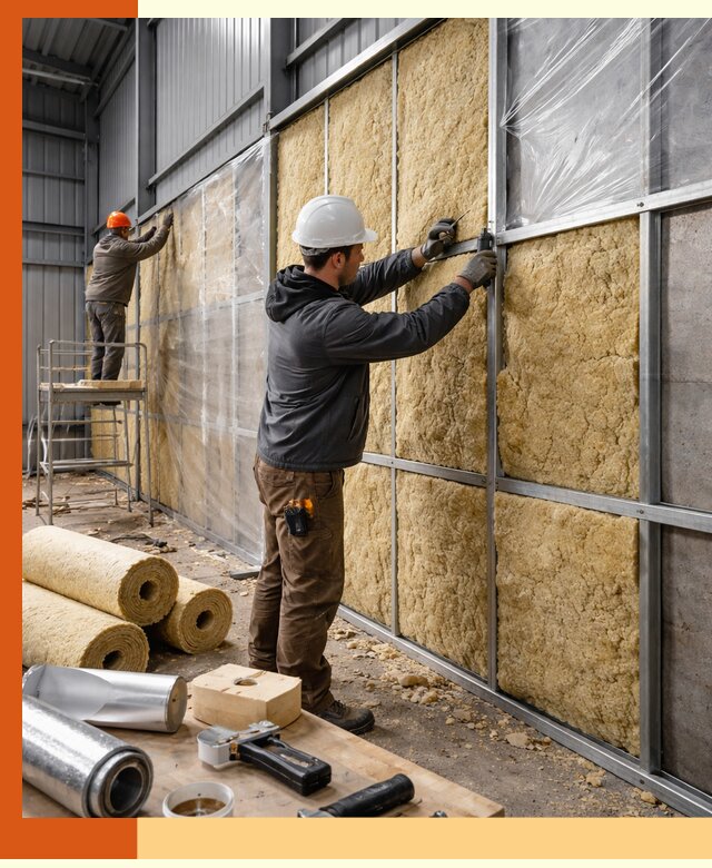 Утепление ангара в Вольске — профессиональная теплоизоляция помещений