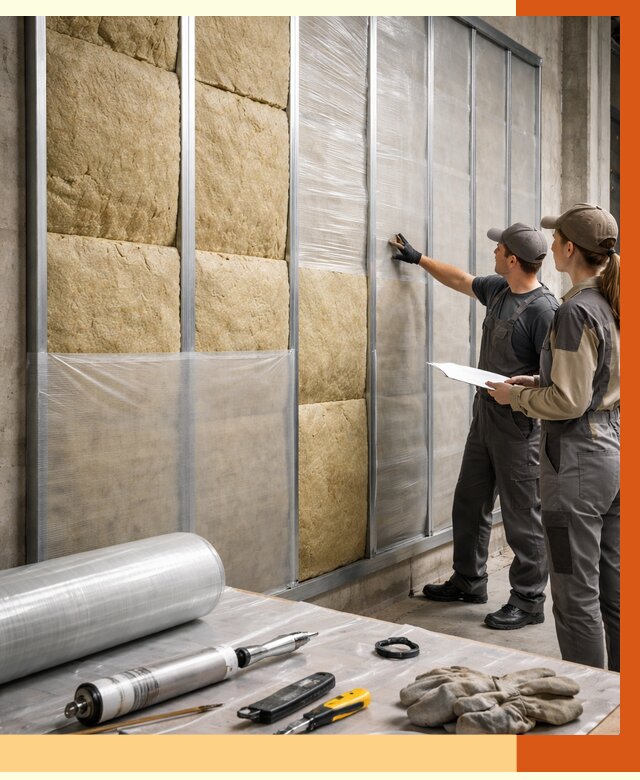 Утепление склада химсырья в Вольске от 4557 руб. под ключ | ТепломастерВль