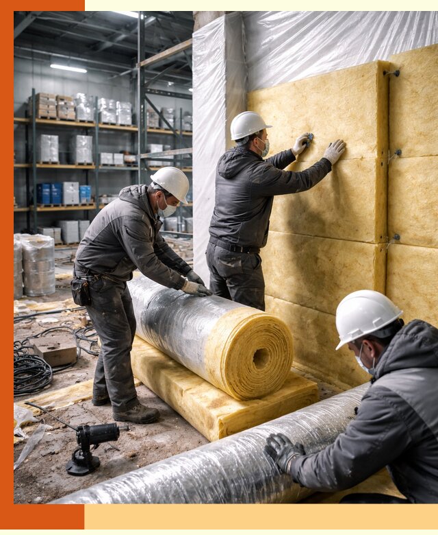 Утепление склада химсырья в Вольске: безопасная и эффективная изоляция