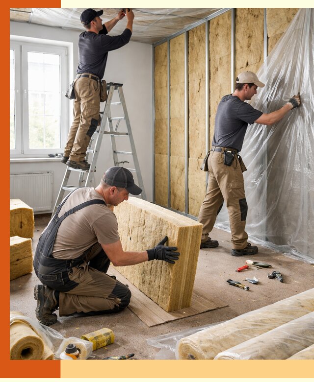 Утепление офисных помещений под ключ в Вольске