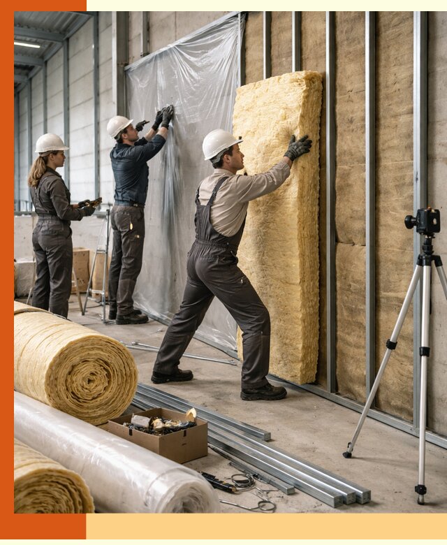 Утепление складского терминала в Вольске профессионально и надёжно