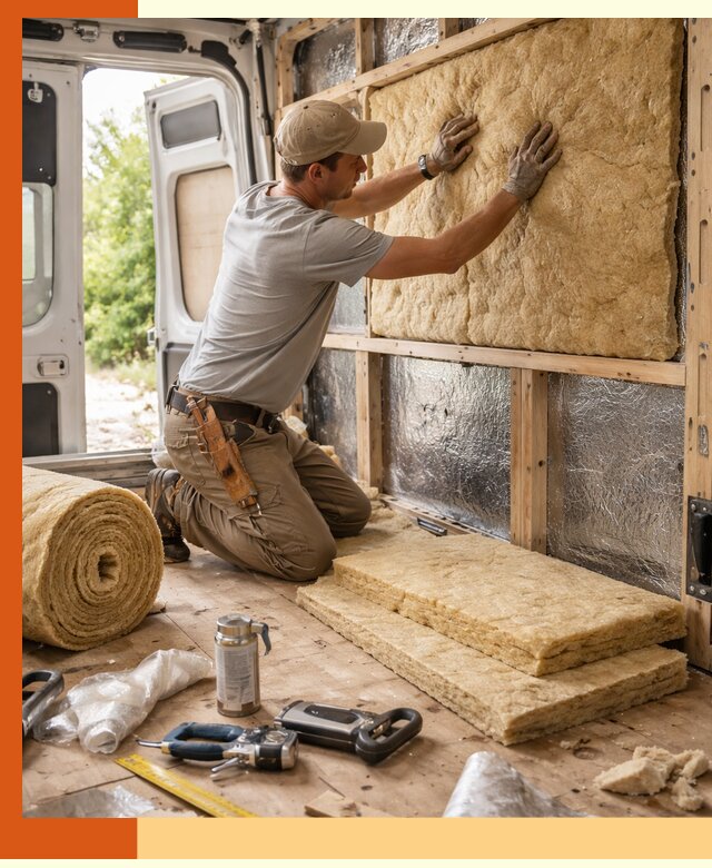 Утепление кемпера под ключ в Вольске с гарантией качества