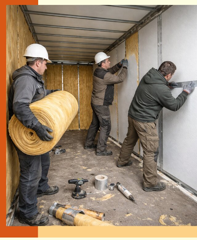 Утепление рефрижераторного контейнера в Вольске профессионально и надежно