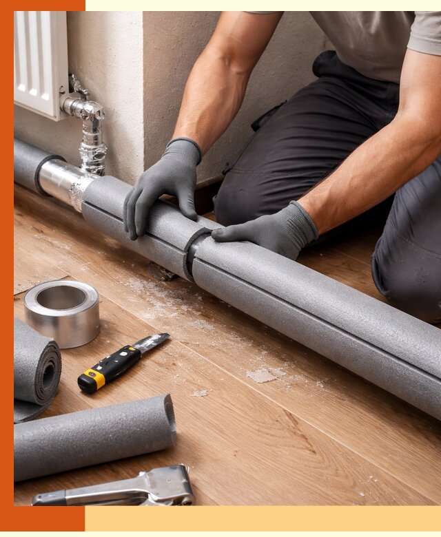 Утепление труб отопления в Вольске: теплоизоляция и защита сети