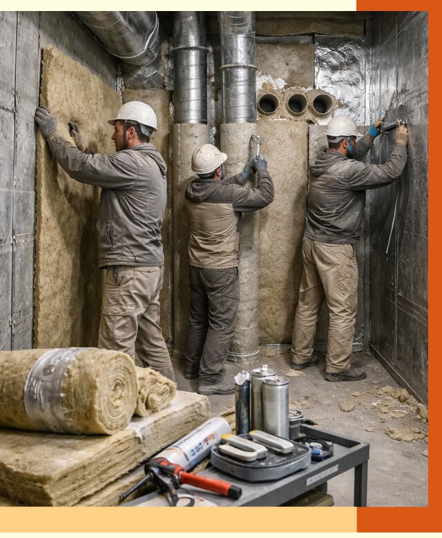 Утепление венткамеры в Вольске под ключ от 1468 руб. — профессионально | ТепломастерВль