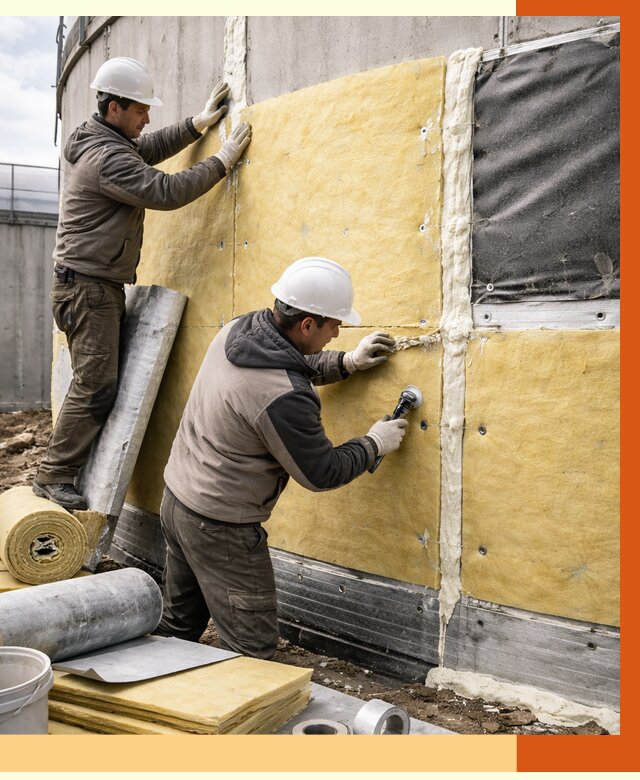 Утепление резервуара в Вольске от 27849 руб/м2 — монтаж ППУ и комплекс под ключ | ТепломастерВль