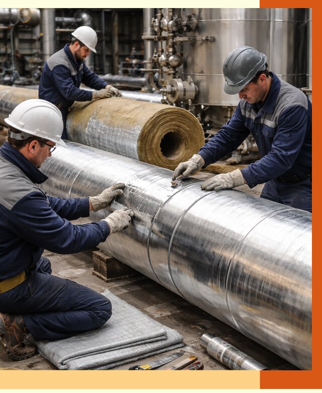 Утепление технологического оборудования в Вольске от 4253 руб. за м2 | ТепломастерВль