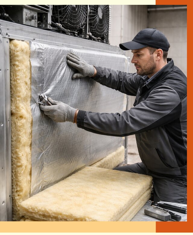 Утепление холодильного агрегата в Вольске от 8608 руб. под ключ | ТепломастерВль