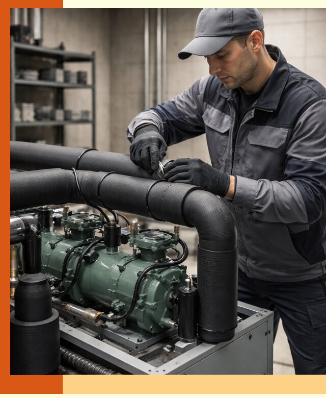 Утепление холодильного агрегата и теплоизоляция в Вольске