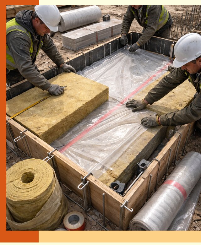 Теплоизоляция опалубки для строительства в Вольске