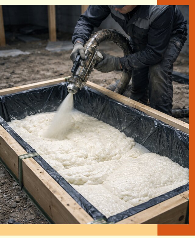 Заливка ППУ в формы в Вольске от 2532 руб. — утепление форм под ключ | ТепломастерВль