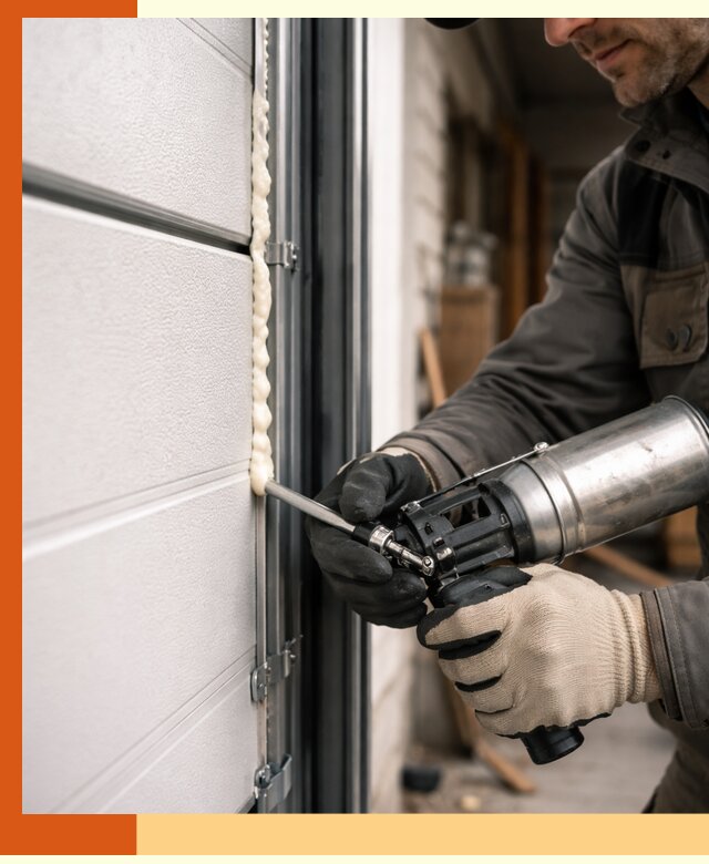 Заполнение пустот ворот в Вольске профессионально и герметично