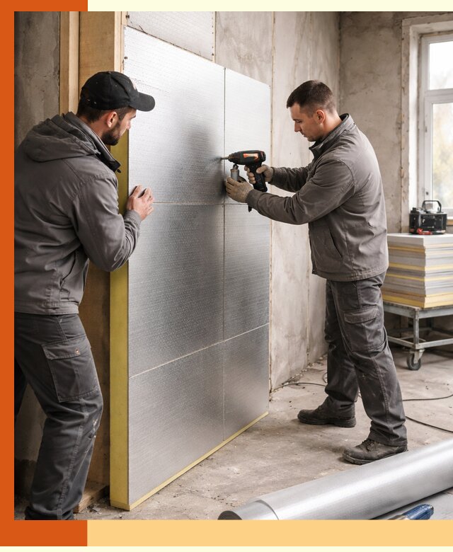 Утепление PIR панелями домов и зданий в Вольске