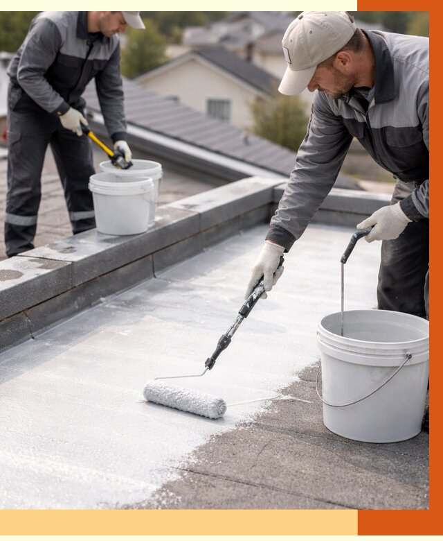 Утепление кровли жидкой теплоизоляцией в Вольске от 2177 руб./м2 | ТепломастерВль