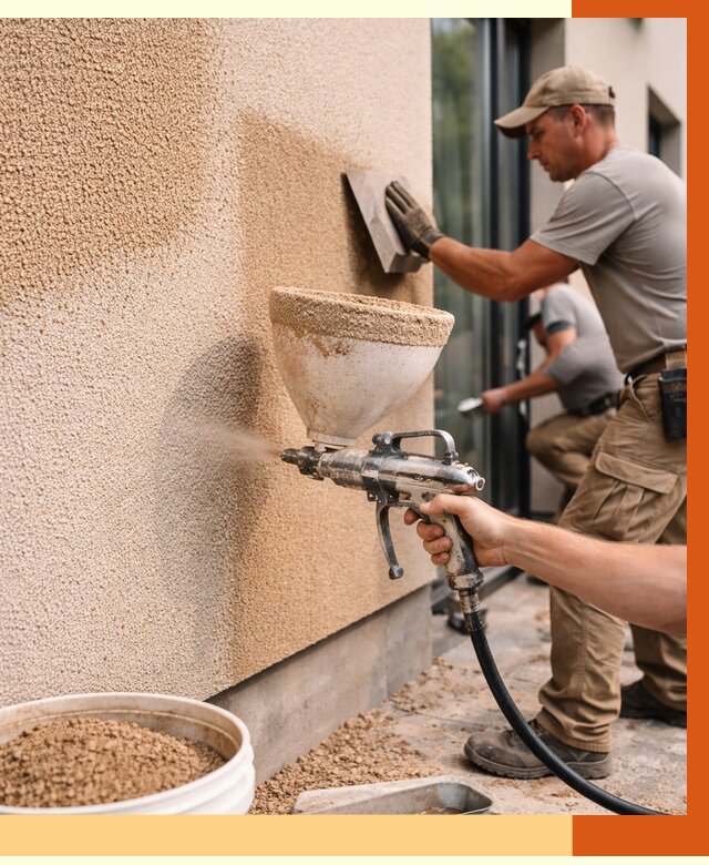 Утепление фасада жидкой пробкой в Вольске от 4861 руб./м² под ключ | ТепломастерВль