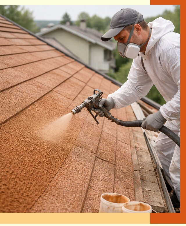 Утепление кровли жидкой пробкой в Вольске от 2734 руб./м² под ключ | ТепломастерВль