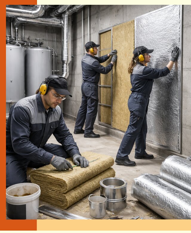 Шумоизоляция котельной в Вольске: профессиональный монтаж и материалы