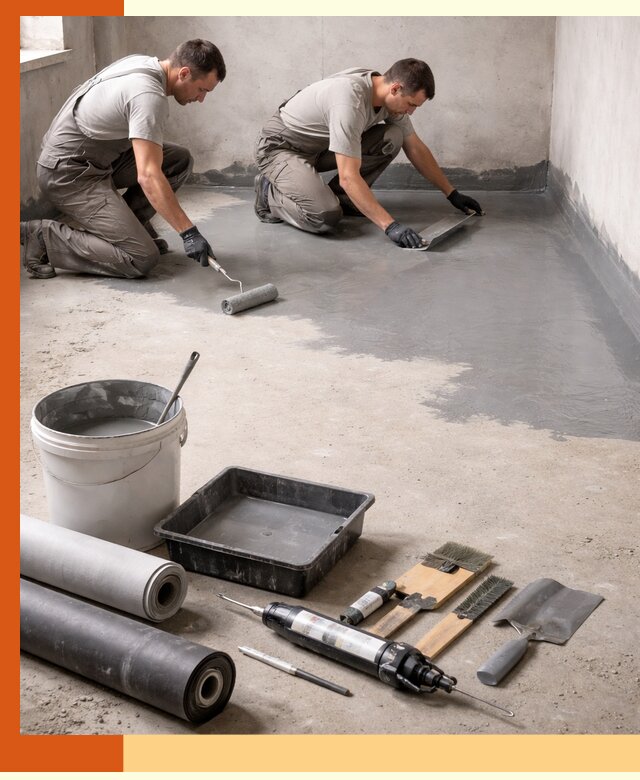 Гидроизоляция пола в Вольске — надежная защита от влаги и протечек