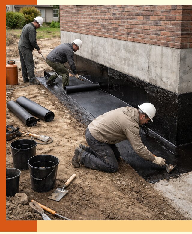 Гидроизоляция фундамента в Вольске: надежная защита строений