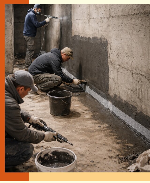 Гидроизоляция подвала в Вольске — комплексная защита от влаги