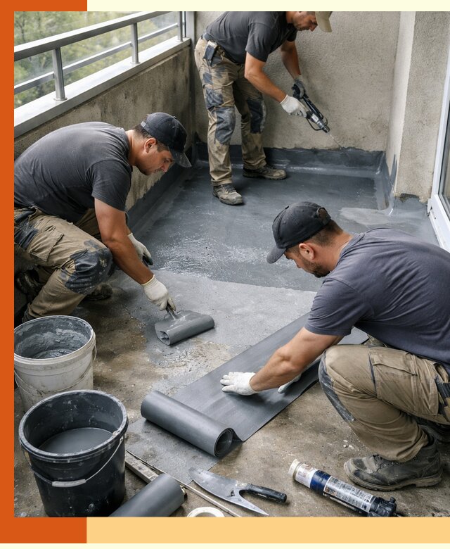 Гидроизоляция балкона в Вольске: надежная защита от протечек