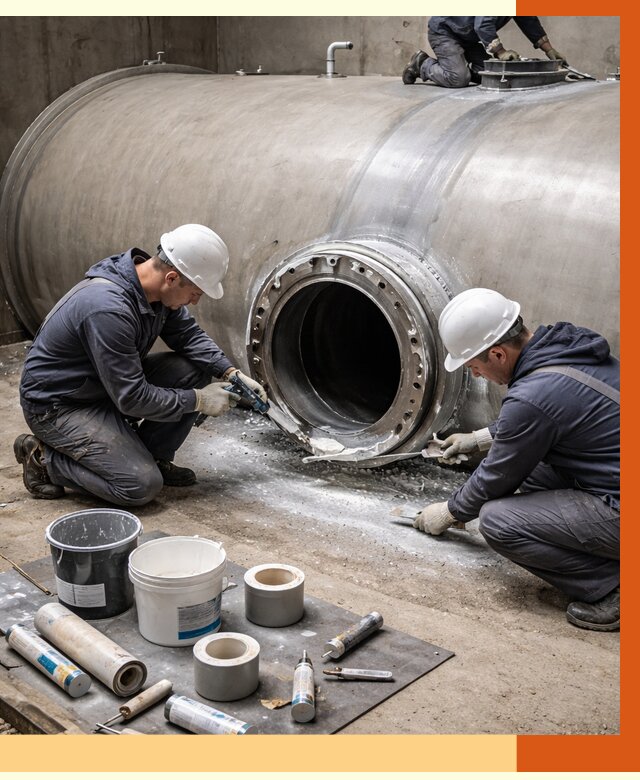 Гидроизоляция резервуара с топливом в Вольске от 75953 руб. под ключ | ТепломастерВль