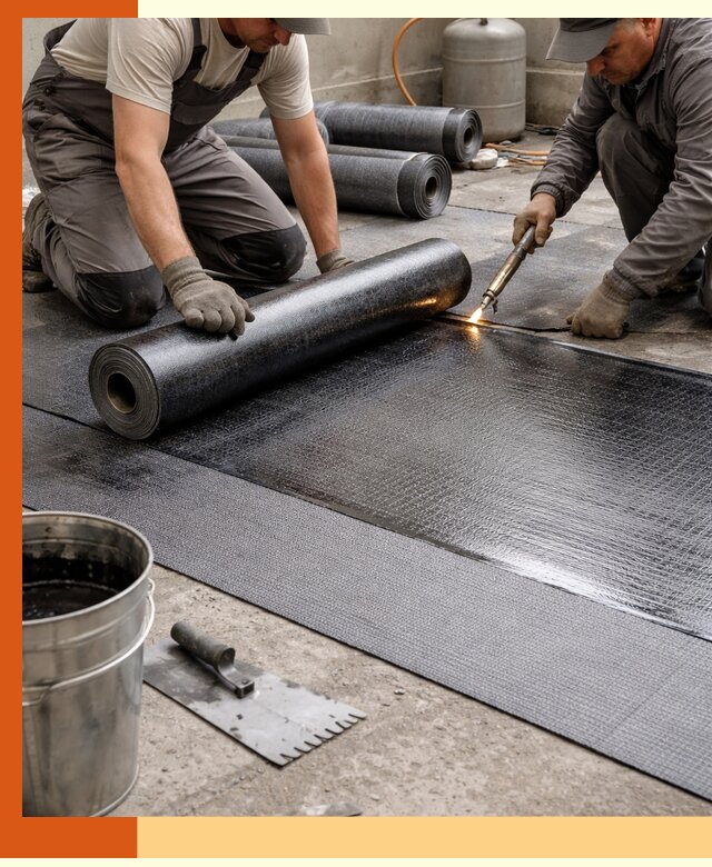 Монтаж гидроизоляционной мембраны в Вольске для зданий и конструкций